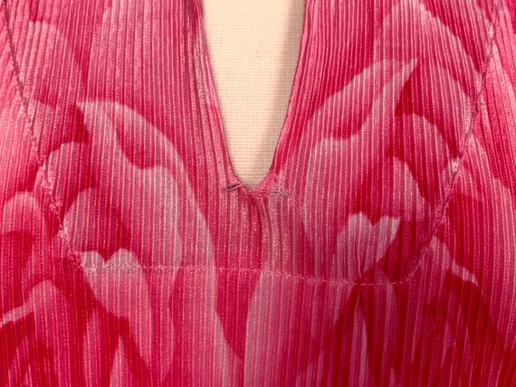 Vintage 90’s pink rose dress size 6 small S / 199… - image 4