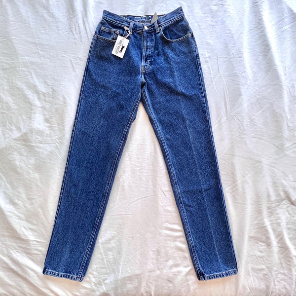 Dark Wash Jeans Etsy