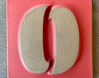 Heath ceramic house number, Eames