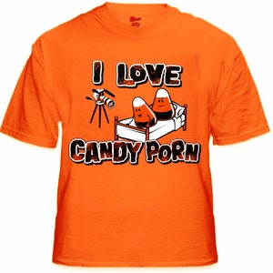 Halloween Shirts - I Love Candy Porn Men's T-shirt - #1352 - Etsy