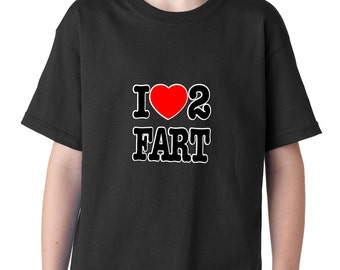 I Love Farting Kids T-shirt #3004