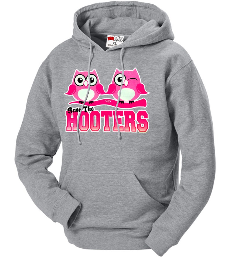 #12814 Save The Hooters Adult Hoodie