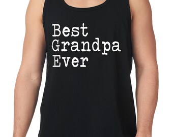 Best Grandpa Ever Funny Mens Tank Top #2084