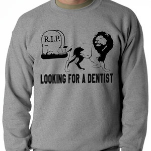 Looking for a Dentist Adult Mens Crewneck Sweatshirt #3042