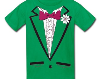 Tuxedo T Shirt - Etsy
