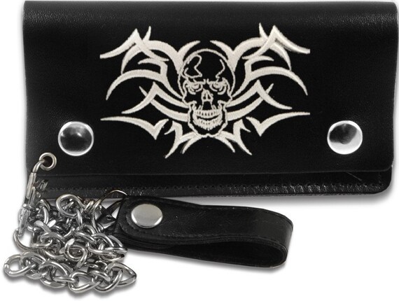 6 inch biker wallet sales