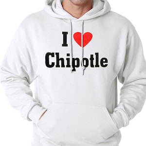I Love Chipotle Adult Hoodie