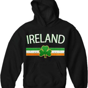 Ireland Vintage Shield International Mens Hoodie - #IRE-01