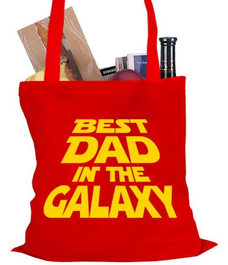Best Dad in The Galaxy Tote Bag