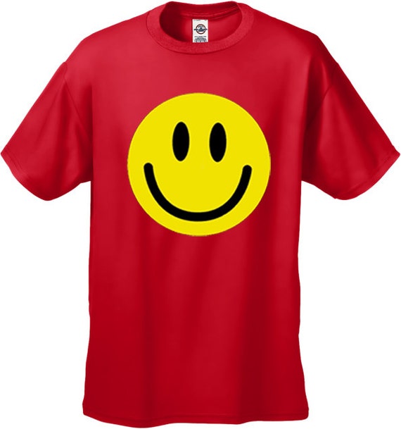 Smiley Face T-shirt - #300 - Etsy
