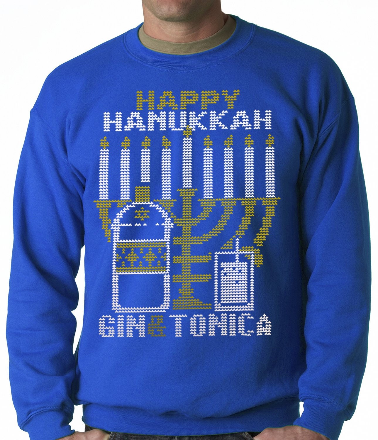 Happy shop hanukkah jumper
