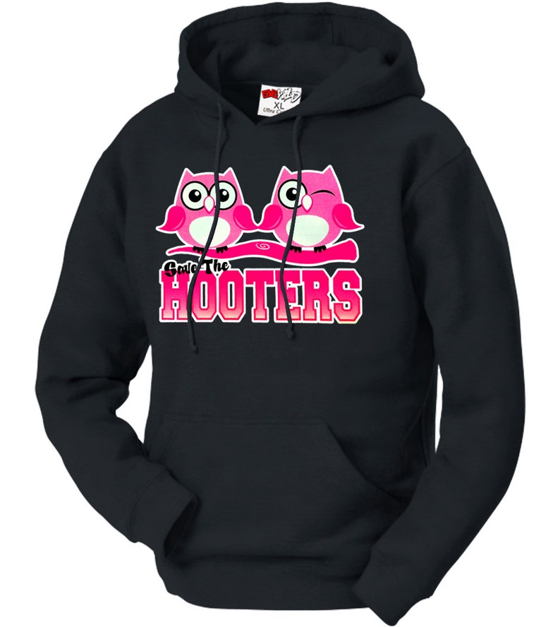 #12814 Save The Hooters Adult Hoodie