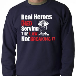 Real Heroes Adult Mens Crewneck Sweatshirt #1646