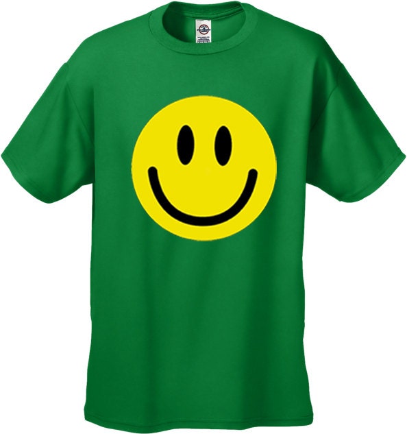 Smiley Face T-shirt - #300 - Etsy