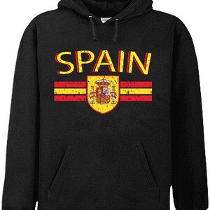 Spain Vintage Shield International Hoodie - #SPA-01