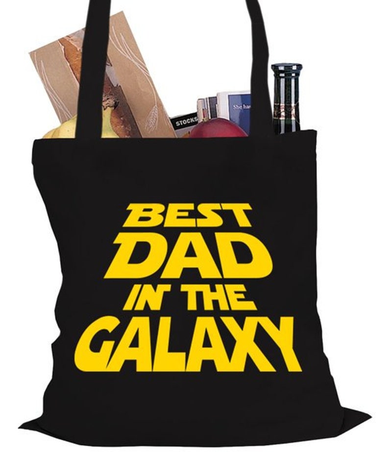 Best Dad in The Galaxy Tote Bag