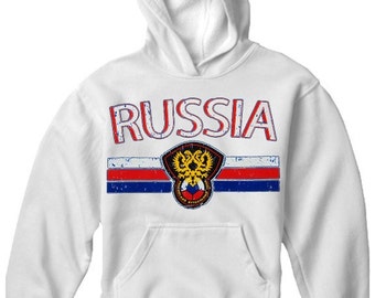 Russia Vintage Shield International Hoodie #920