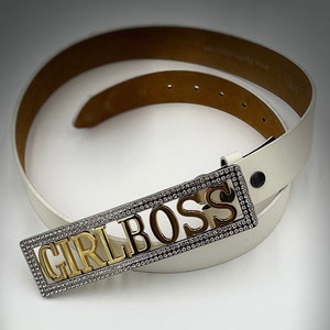 Custom Name Belt Buckle w/ FREE BELT Individual Letters Now Available for Purchase image 6