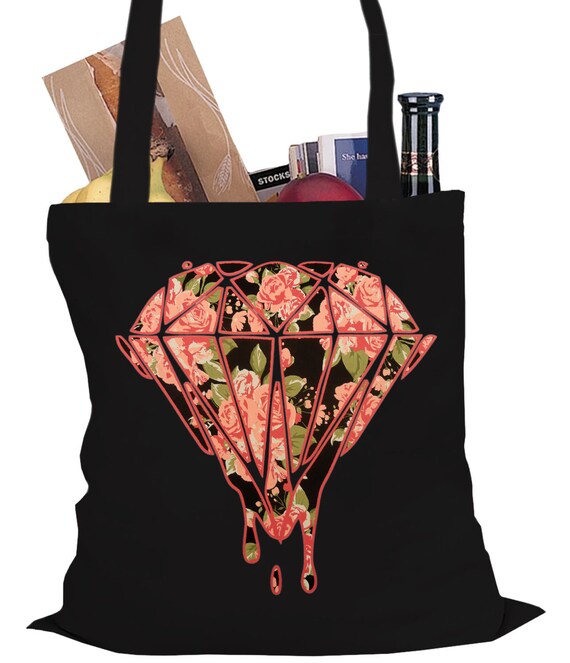 diamond tote bag