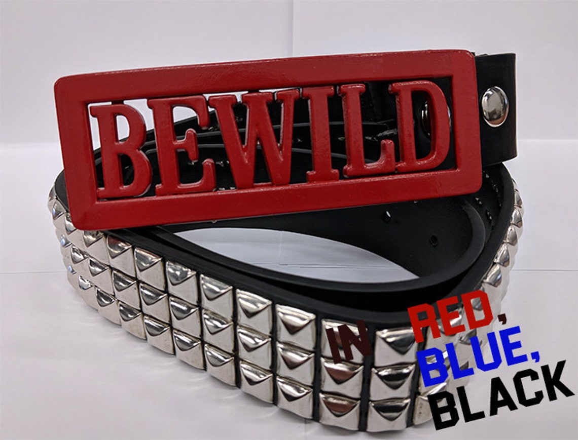 Personalized Name Belt Buckle With Free Belt Etsy