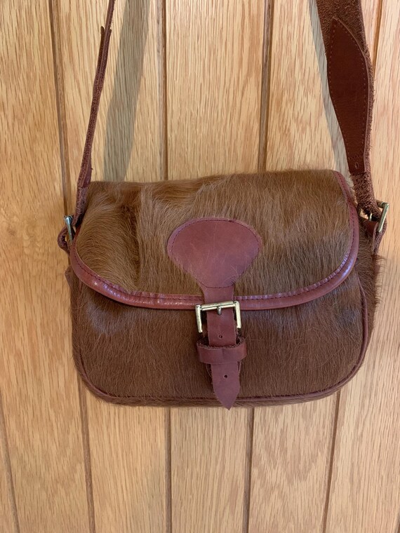 Cow Hide Hand Bag, Cartridge Bag