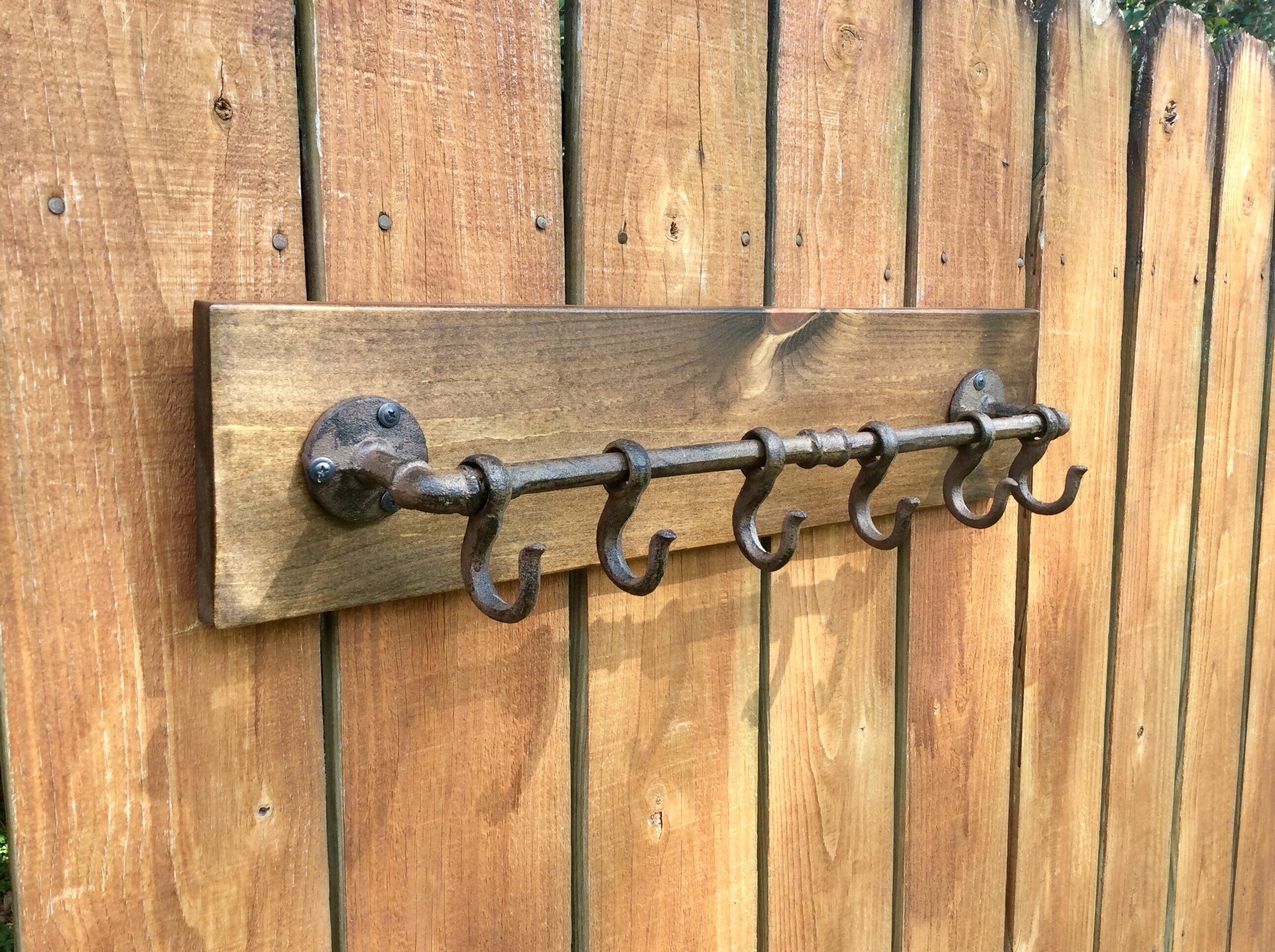 Rustic Hooks / Coffee Decor / Rustic Towel Hooks / Rustic Etsy