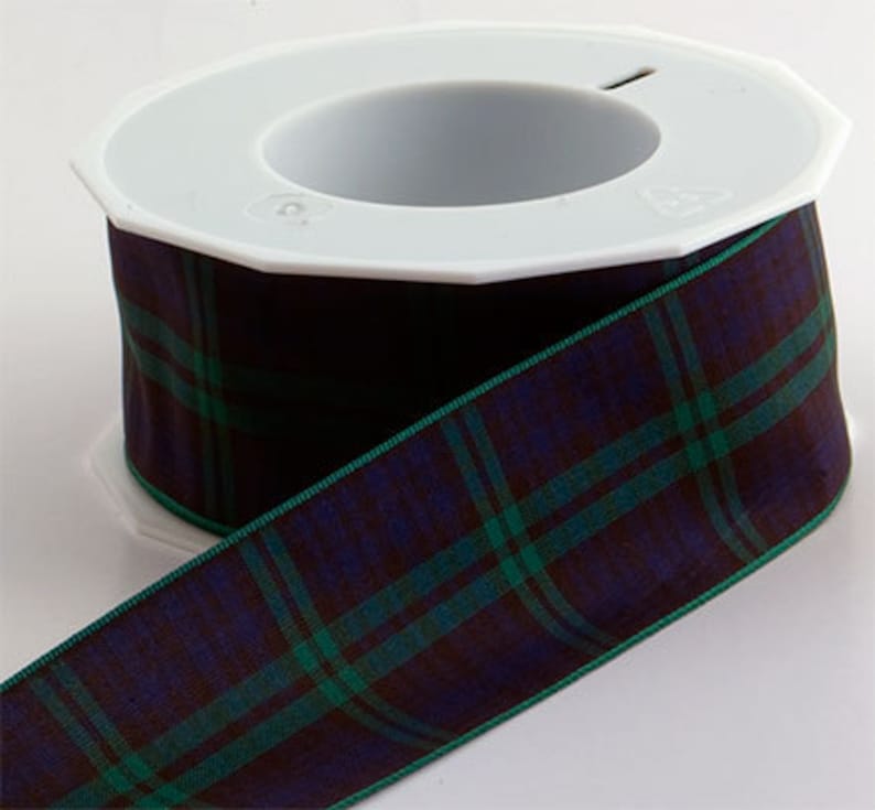 Authentic Scottish Plaid Blackwatch Tartan Ribbon Etsy