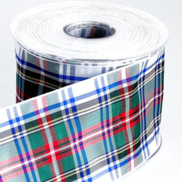 Authentic Scottish Plaid Dress Stewart Tartan Ribbon