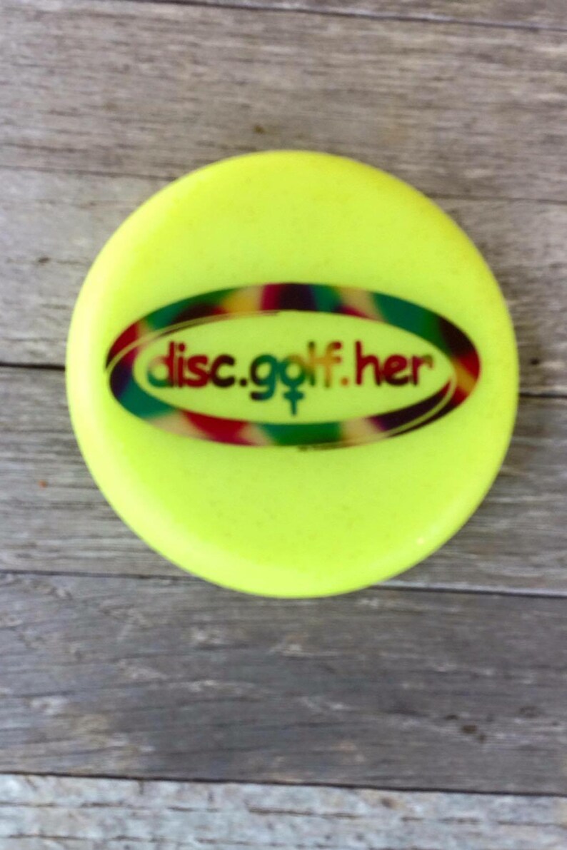 White DiscGolfHer Mini Markers for Disc Golf Etsy