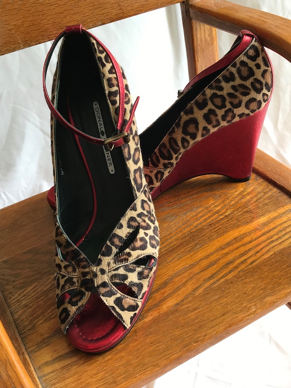 donald pliner leopard shoes