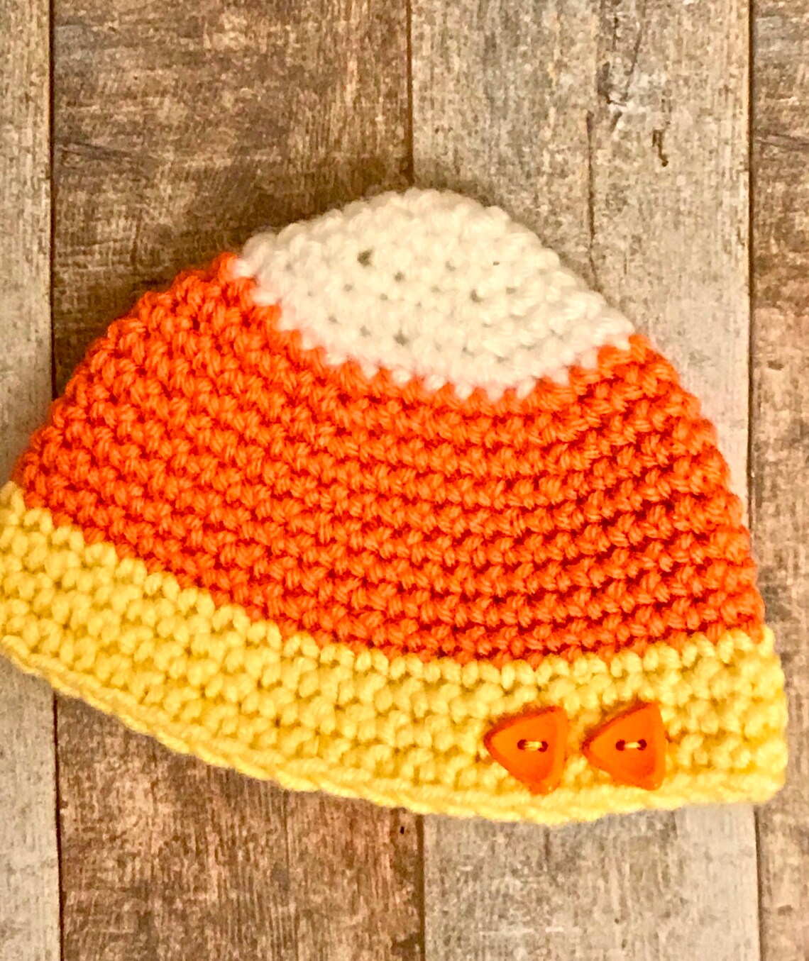 Crochet Candy Corn Hat, Photo Prop, Newborn Photo Prop, Newborn Hat