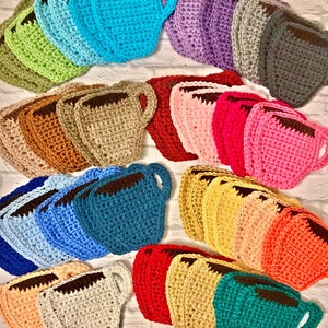 Crochet Coasters, Coffee Cup Coasters, Coffee Lovers, Coasters, Coffee Coasters, Drink Coasters, Home Decor, Gift Idea, Crochet Cup Coasters