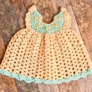 Crochet Newborn Dress, Newborn Dress, Pinafore Dress, Newborn Clothes, Crochet Pinafore Dress, Crochet Baby Dress, Newborn Photo Props