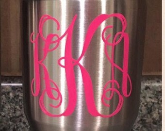 Personalized 30oz Monogram Tumbler