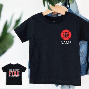 Firefighter Kids Shirt / Maltese Cross Shirt / Firefighter Shirt / Firefighter Gift / Toddler Shirt / Youth Shirt