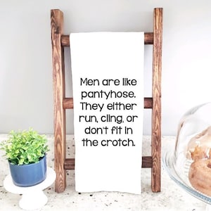 Flour Sack Kitchen Towel / Funny Kitchen Towel / Kitchen Towel Decor / Housewarming Gift