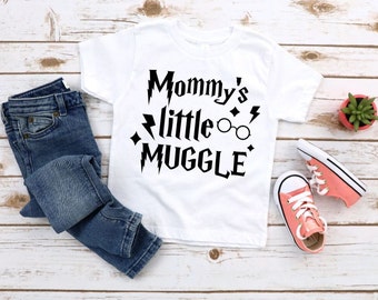 Mommy's Little Muggle / Funny Kids Shirt / Wizard Shirt