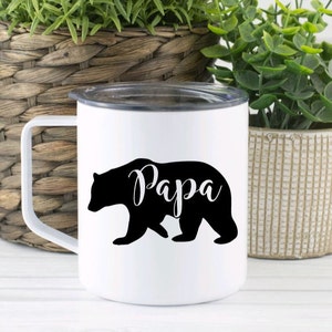 Papa Bear Townie / Coffee Tumbler / Funny Dad Coffee Mug / Father's Day Gift