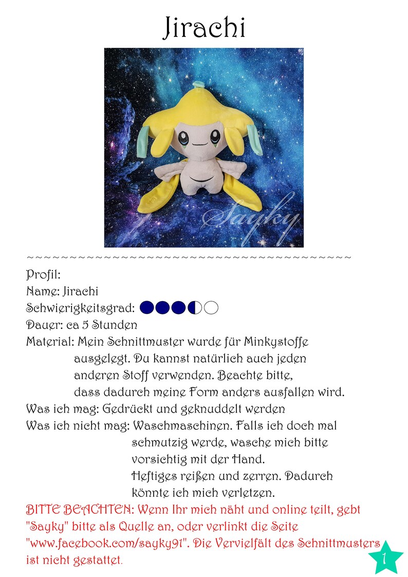 Jirachi Tutorial Deutsch
