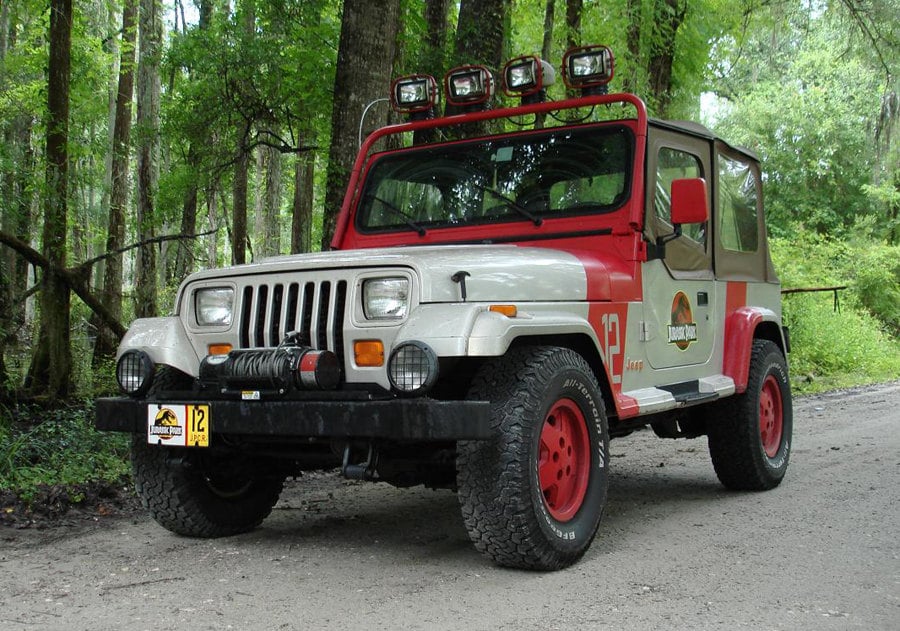 Jurassic Park 1993 Jeep Wrangler Sahara 12 Metal Stamped Etsy