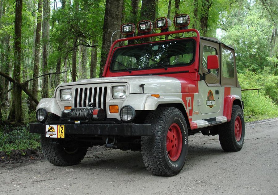 Jurassic Park 1993 Jeep Wrangler Sahara 12 Metal Stamped - Etsy