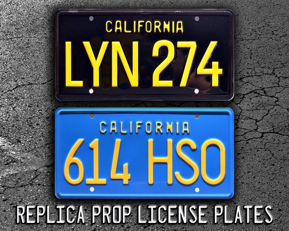 Gone in 60 Seconds Metal Stamped Vanity Prop License Plate Eleanor 67 Mustang LYN 274
