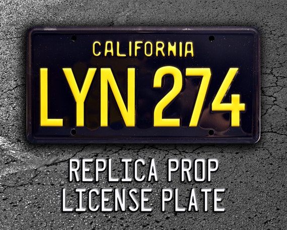Metal Stamped Vanity Prop License Plate Celebrity Machines Gone in 60 Seconds 614 HSO /‘73 Mustang Eleanor