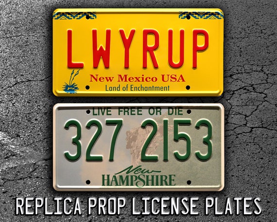 Los Angeles s99821 Blade Runner 2049 Metal Stamped Vanity Prop License Plate Ryan Gosling Officer K/’s Spinner