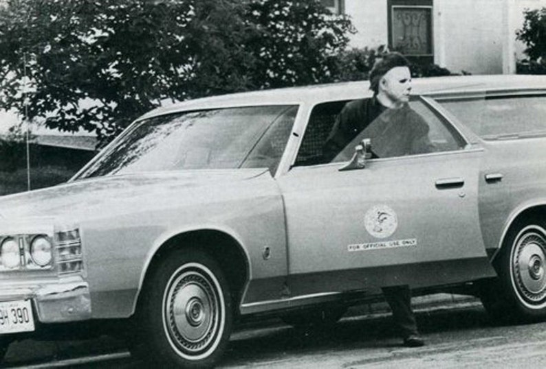 Halloween Michael Myers Insane Asylum Station Wagon 59H Etsy