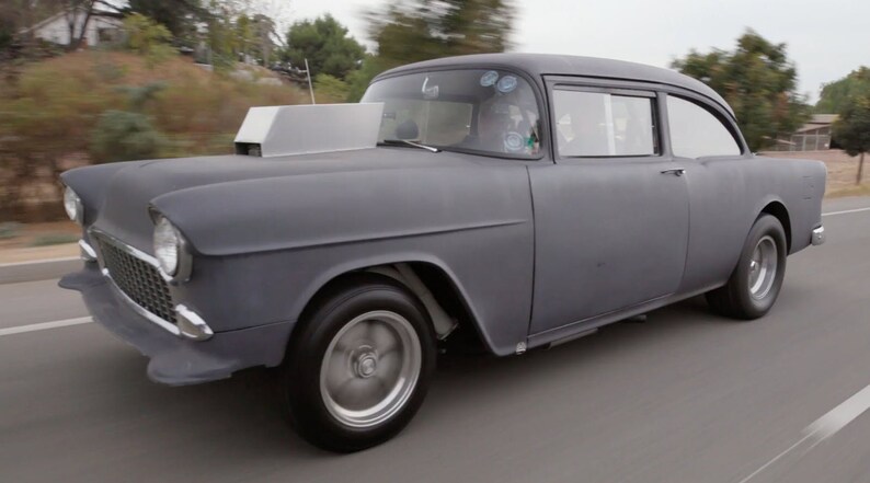 2 Lane Blacktop American Graffiti 55 Chevy Two Lane Blacktop 55 Chevy JHB 434 Metal Stamped | Etsy