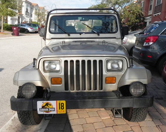 Jurassic Park 1993 Jeep Wrangler Sahara 12 18 TWO PLATE - Etsy