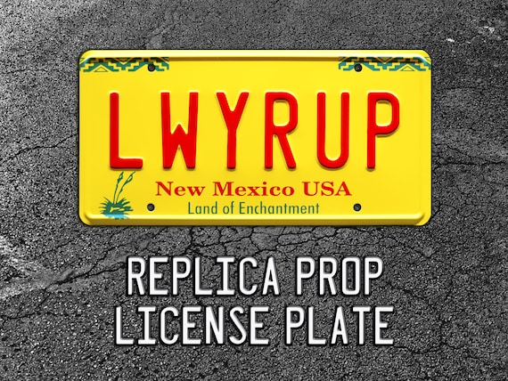 License Plate – USA – California - Hand Prop Room
