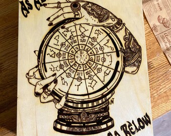 As Above So Below large wood Box