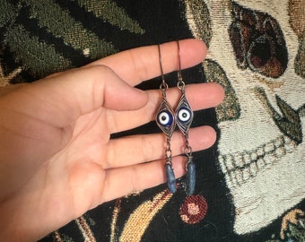 Evil Eye protection earrings